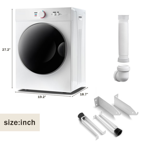 bouncetable Portable Laundry Dryer With Easy Knob Control For 5 Modes